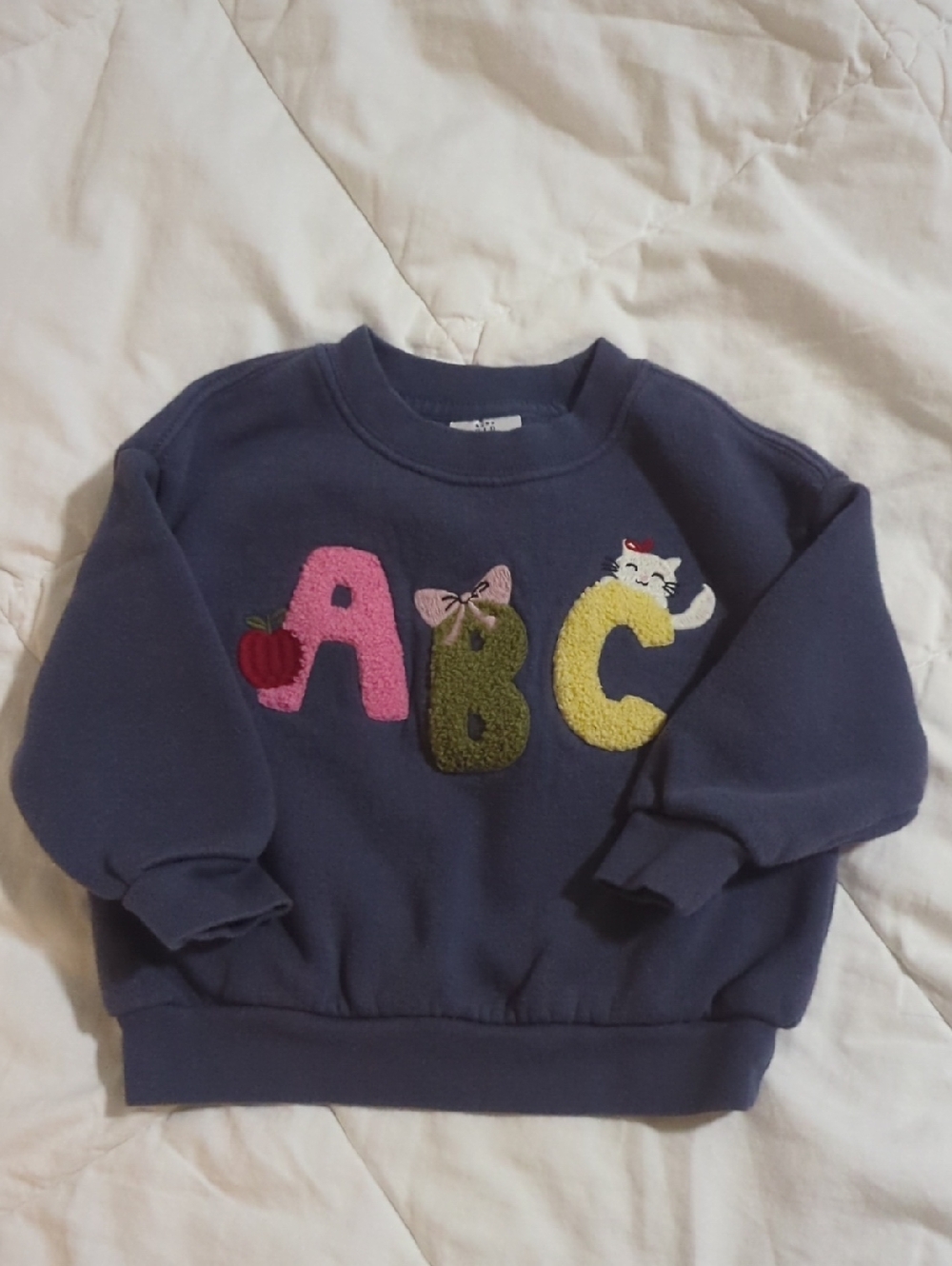 GAP Navy ABC Sweatshirt